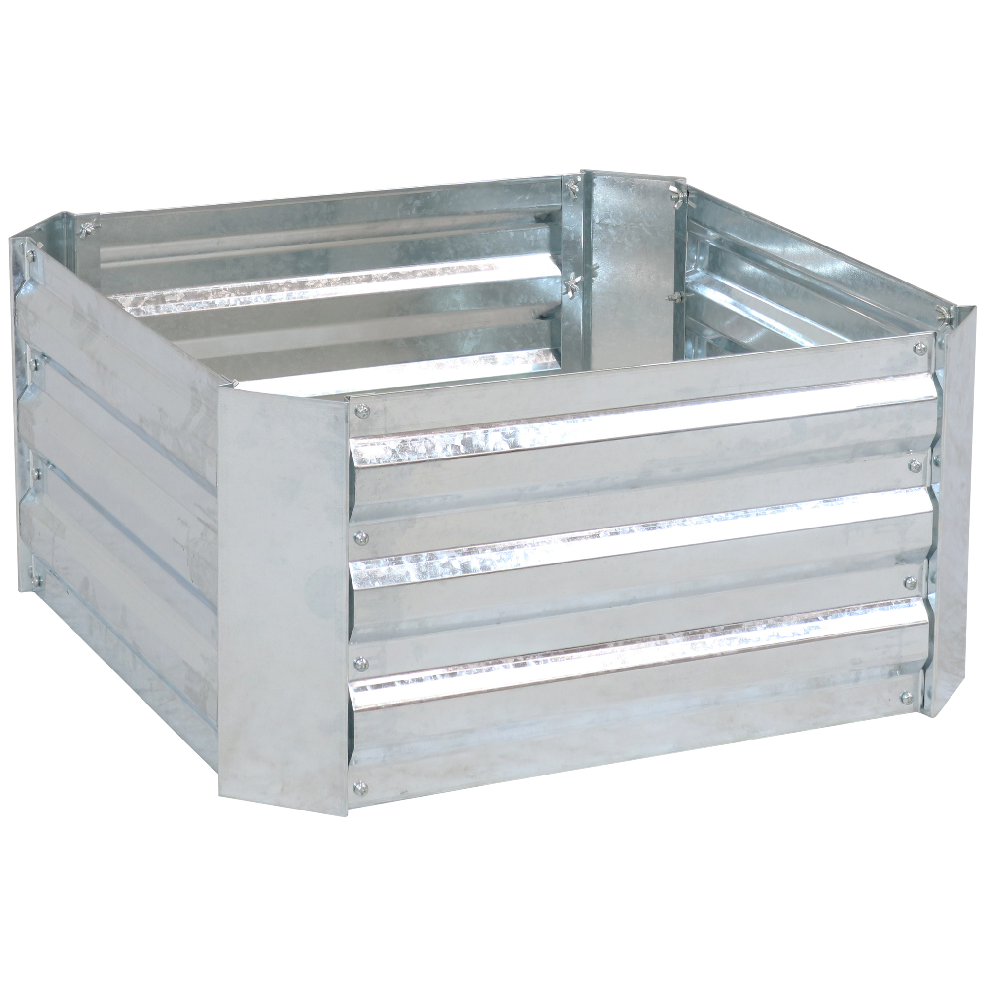 Sunnydaze Decor, Square Raised Garden Bed, Material Steel, Model# HB-475